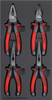 Įrankių komplektas į vežimėlį 4 vnt 