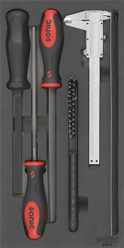 Įrankių komplektas į vežimėlius, 6vnt., 600614, SONIC EQUIPMENT