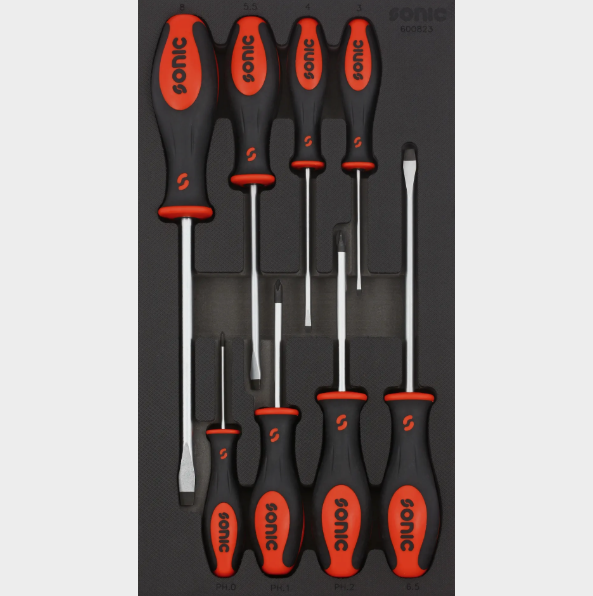 Atsuktuvų komplektas į vežimėlius 8 vnt, Sonic Equipment, 600823