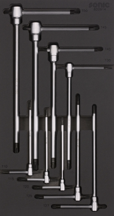 Įrankių komplektas į vežimėlius (9vnt) 600914 SONIC