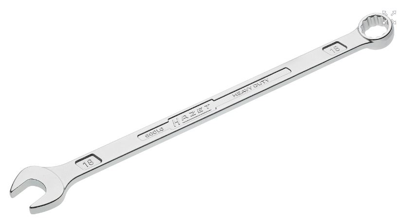 Raktas kombinuotas ilgas 24mm (600LG-24, HAZET)