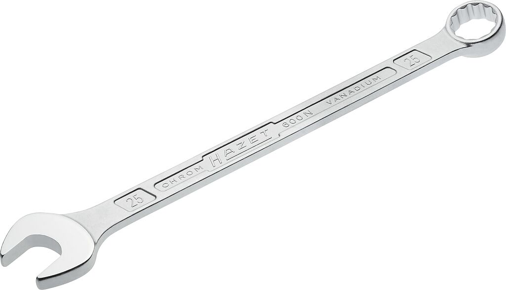 Combination wrench - Outside 12-point traction profile (600N-25, HAZET)