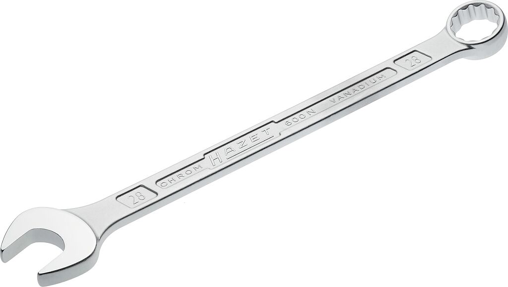 Combination wrench - Outside 12-point traction profile (600N-28, HAZET)