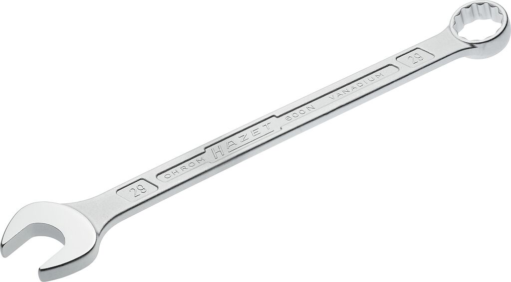 Combination wrench - Outside 12-point traction profile (600N-29, HAZET)