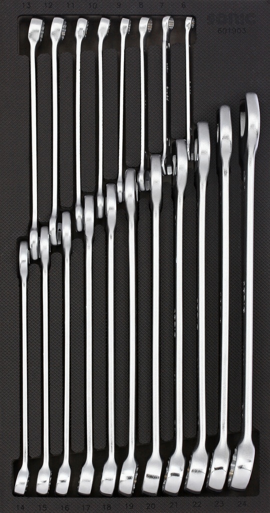 Įrankių komplektas į vežimėlius (19vnt) Sonic Equipment (601903, SONIC)