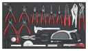 Įrankių komplektas į vežimėlius, 22vnt., SONIC EQUIPMENT (602204, SONIC)