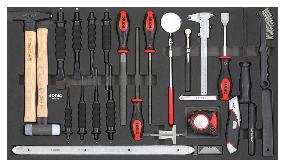 Įrankių komplektas vežimėliams, 27vnt., SONIC EQUIPMENT (602710, SONIC)