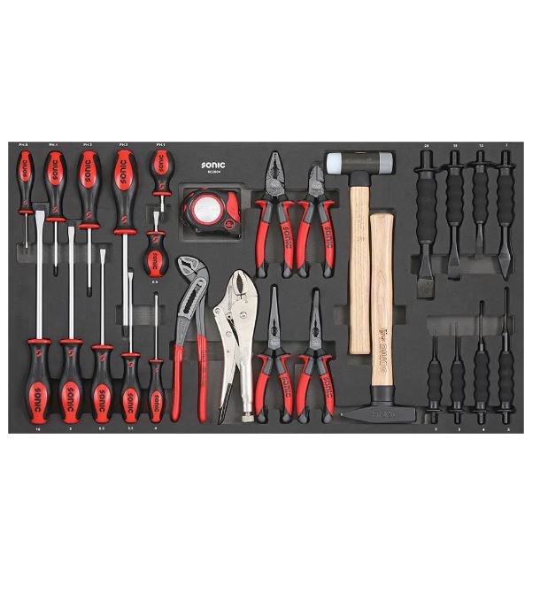 Įrankių komplektas į vežimėlius 28 vnt [602804] []