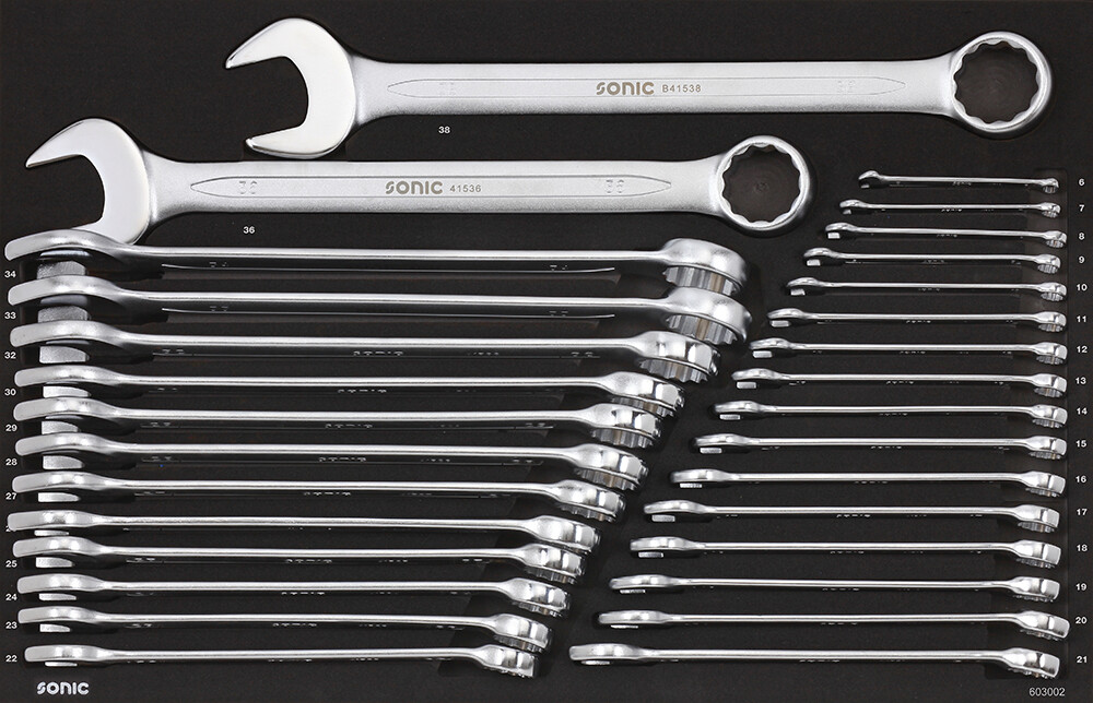 Wrench set SFS-M 30-pcs. Sonic equipment (603002, SONIC)