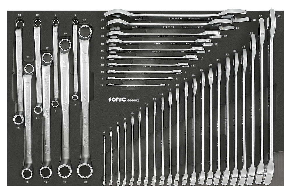 Wrench set SFS-M, 40 pcs (604002, SONIC)