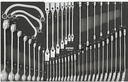 Veržliarakčių komplektas vežimėliams, 47vnt., 604702, SONIC EQUIPMENT 