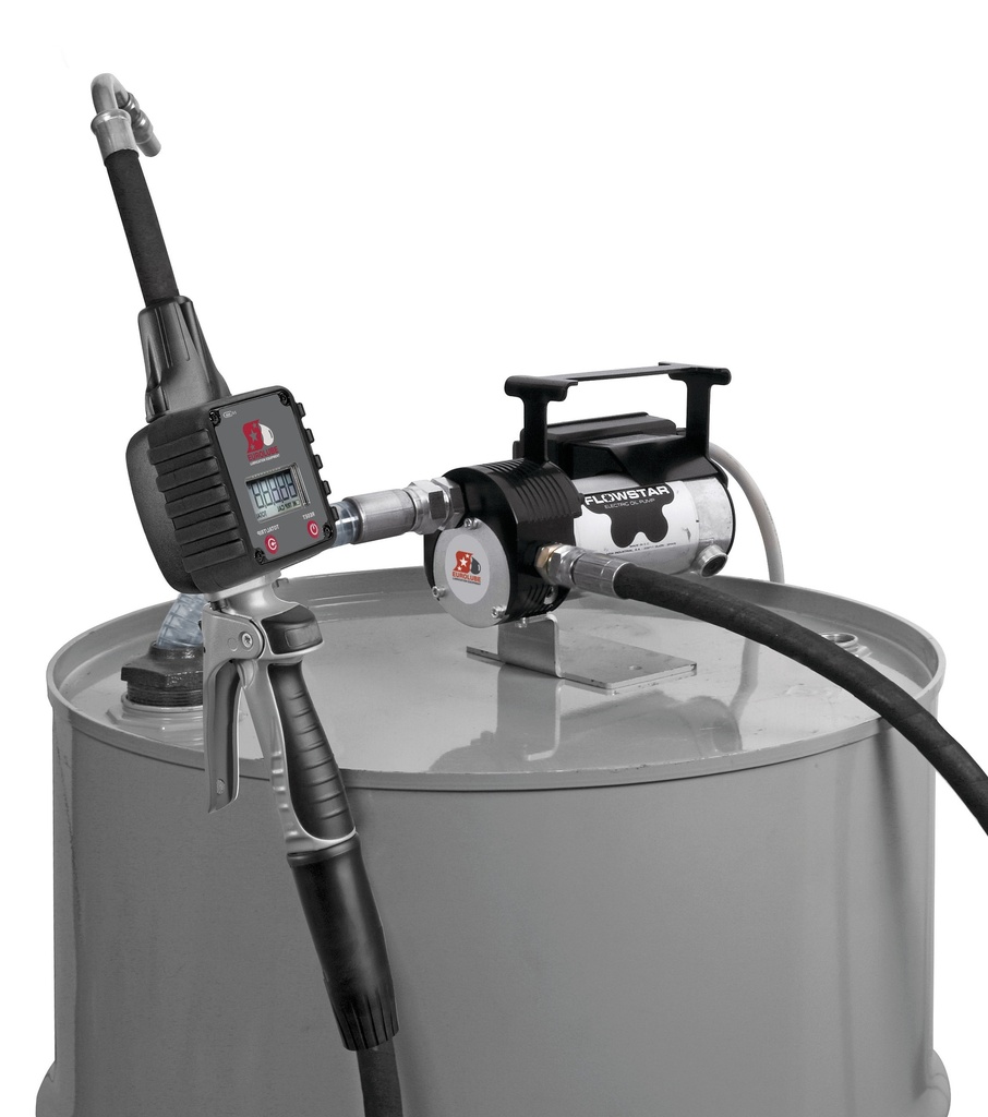 Pump kit for drum 24V DC - 9 bar with meter (61025, EUROLUBE)