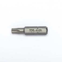 Antgalis žvaigždinis (TORX), kotas 1/4", L 30 mm, T25 (6125, GENIUS)