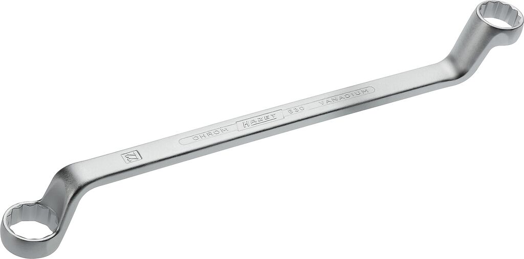 Double box-end wrench - Outside 12-point traction profile (630-20X22, HAZET)