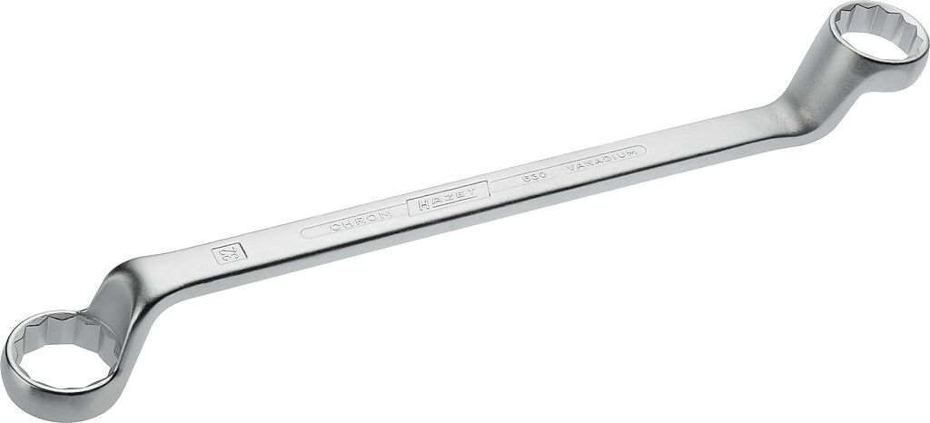 Double box-end wrench - Outside 12-point traction profile (630-30X32, HAZET)