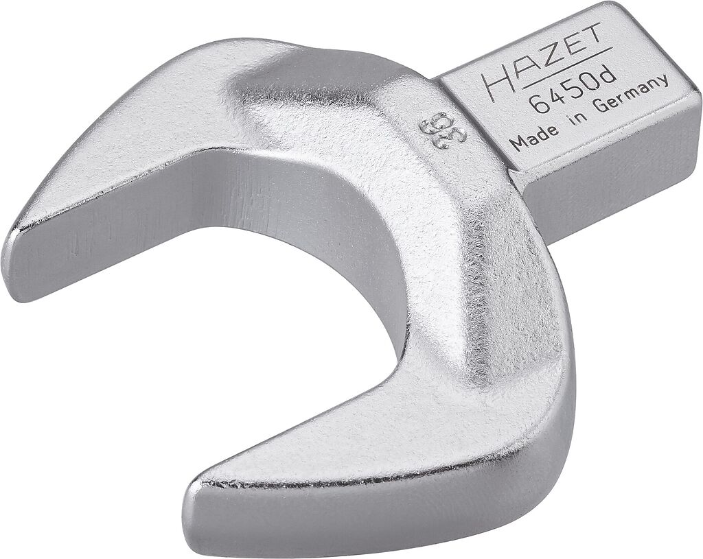 Insert open-end wrench - 14 x 18 mm insert square, solid (6450D-36, HAZET)