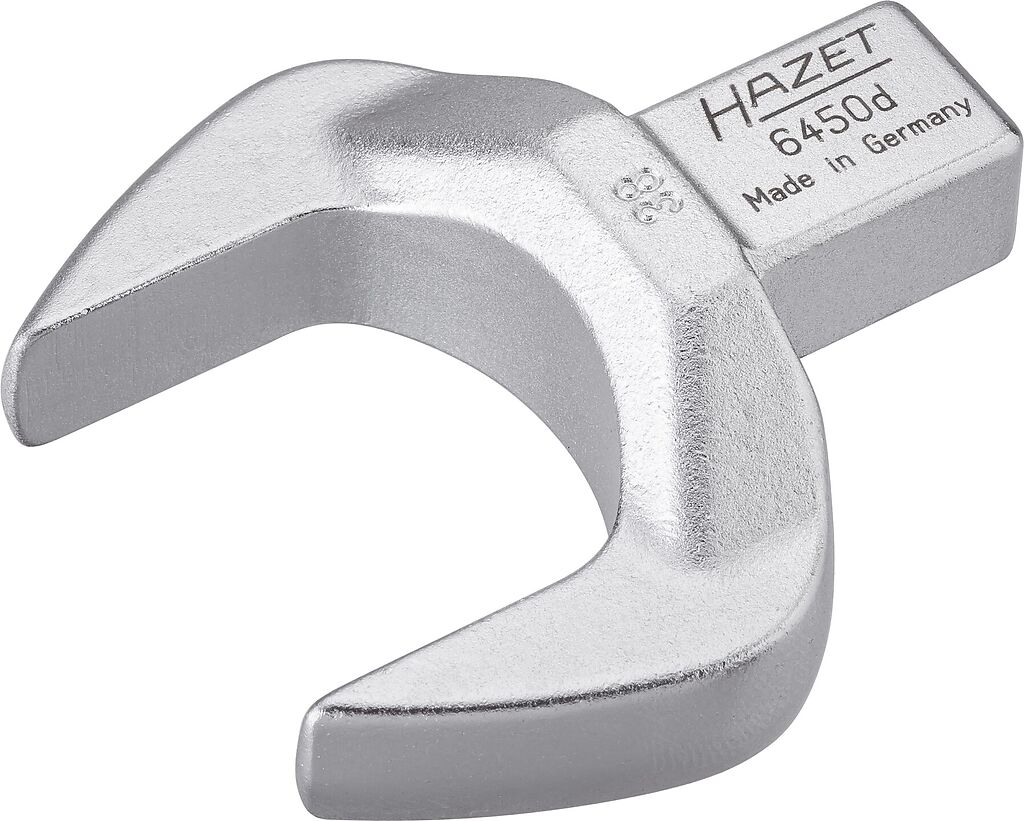 Insert open-end wrench - 14 x 18 mm insert square, solid (6450D-38, HAZET)