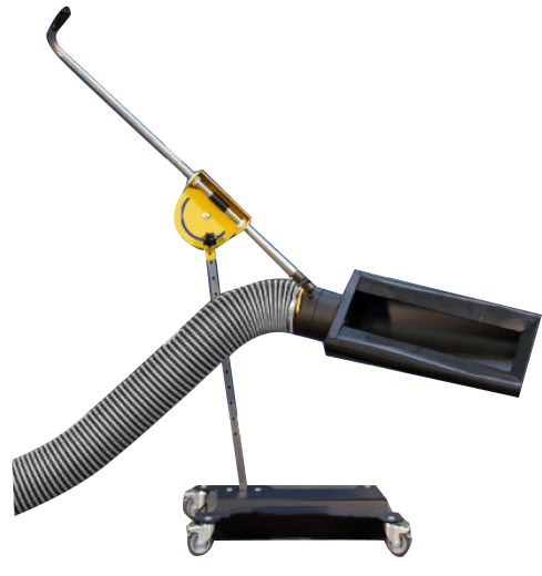 Exhaust nozzle for trucks touchless on wheels (68554, EUROLUBE)