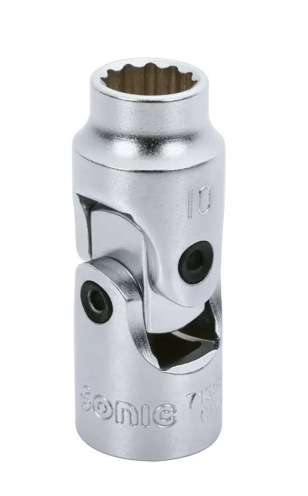 Galvutė 3/8 su šarnyru, 12-kampė 10mm [7152810] []