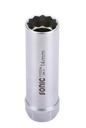 Žvakių galvutė 3/8" 12-briaunė su spaustuku 14 mm (7172214, SONIC)