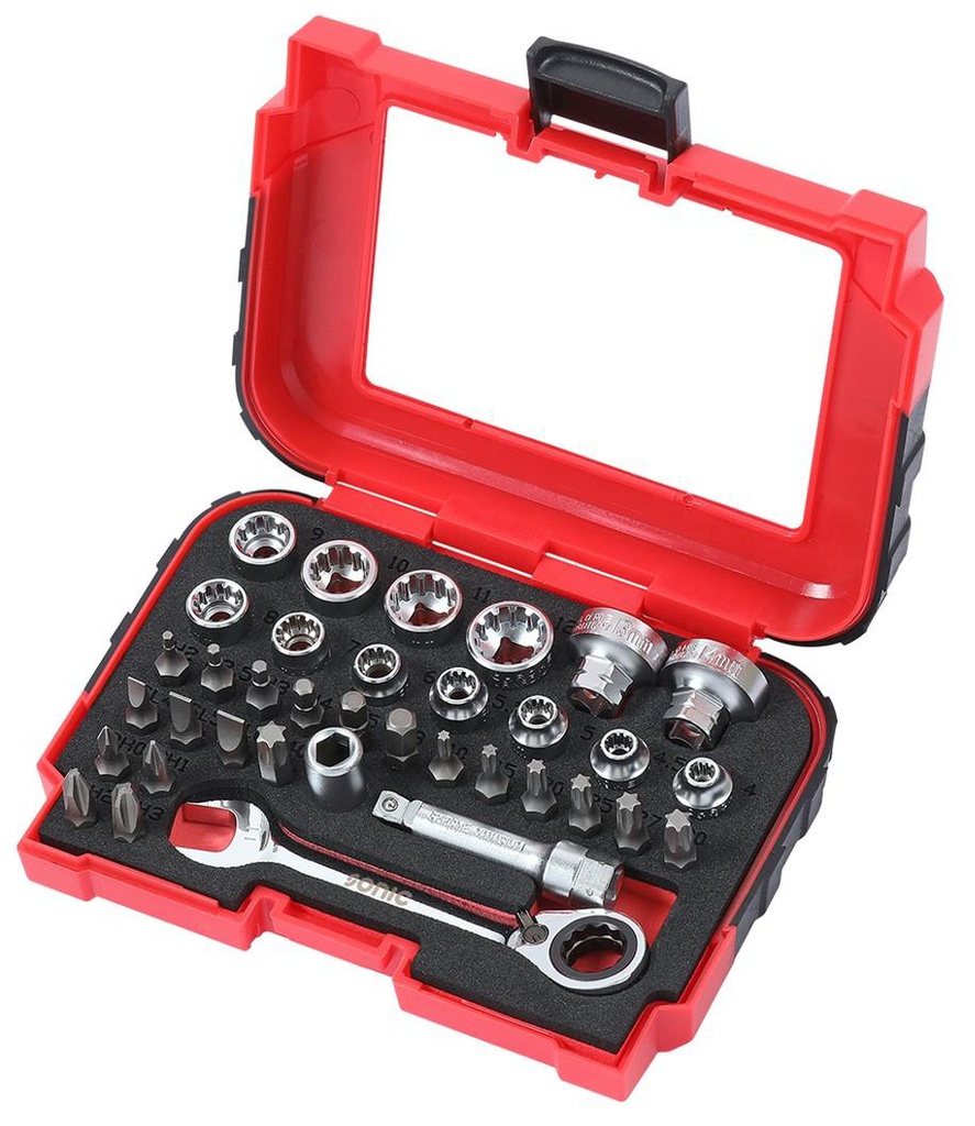 Įrankių komplektas 36 vnt 