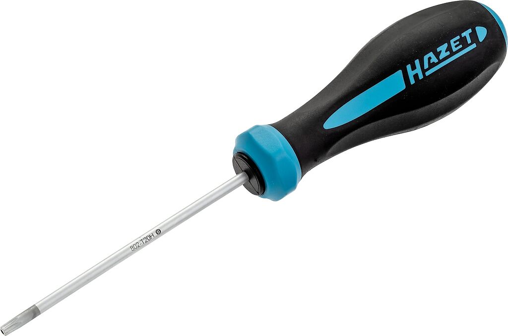 Atsuktuvas TORX su ventrine skyle T20 (802-T20H, HAZET)