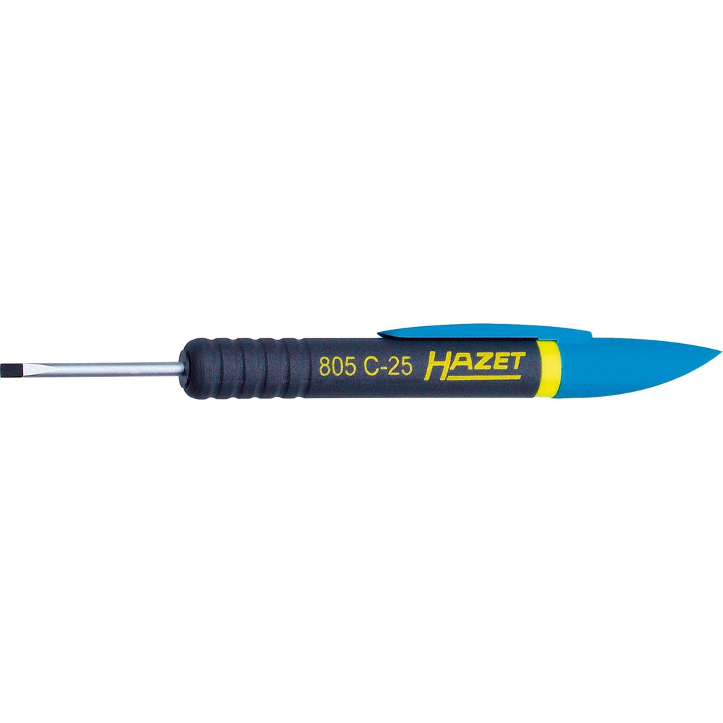 HAZET Clip screwdriver 805C-25 - Slot profile