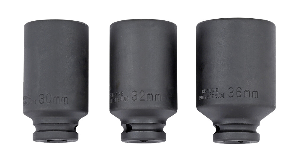 Impact socket 1/2 long 12-point 30 mm (807001-1, SONIC)