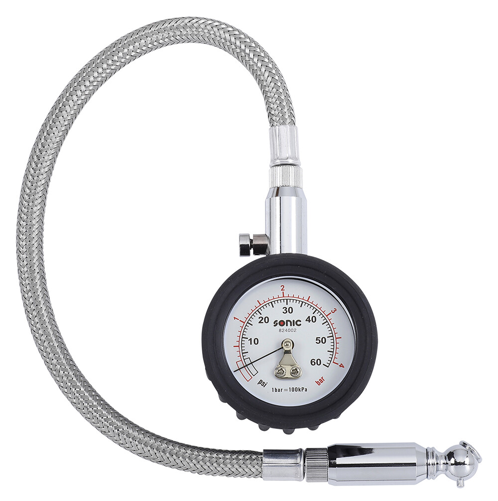 Padangų slėgio matuoklis 4 bar (60 psi) (824002, SONIC)