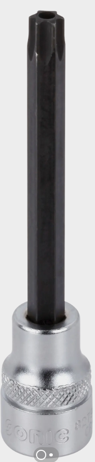 Galvutė 3/8 su TORX, 90mm T30H 