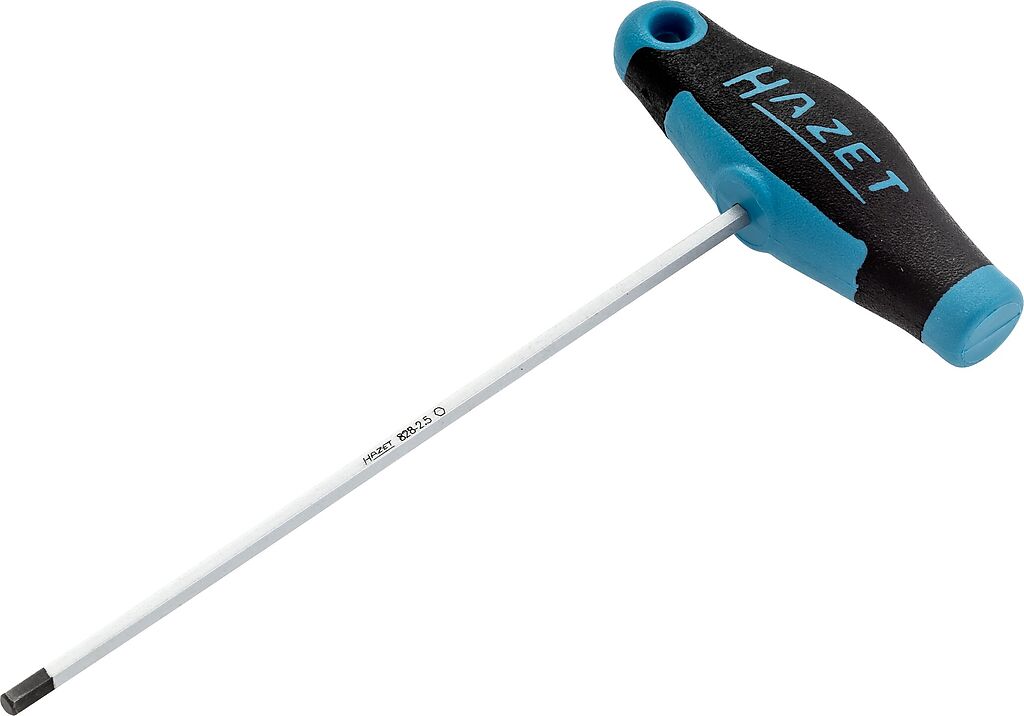Šešiakampis su rankena 2.5mm (828-2.5, HAZET)