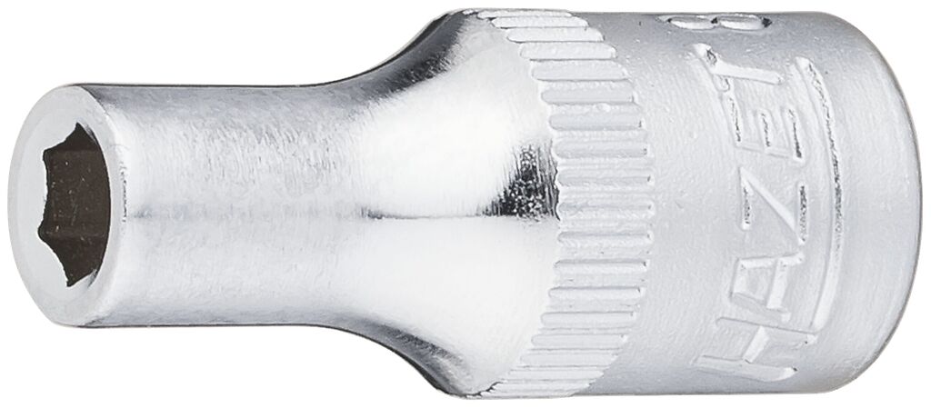 Socket - 1/4 inch (6.3 mm) square, hollow (850-4, HAZET)