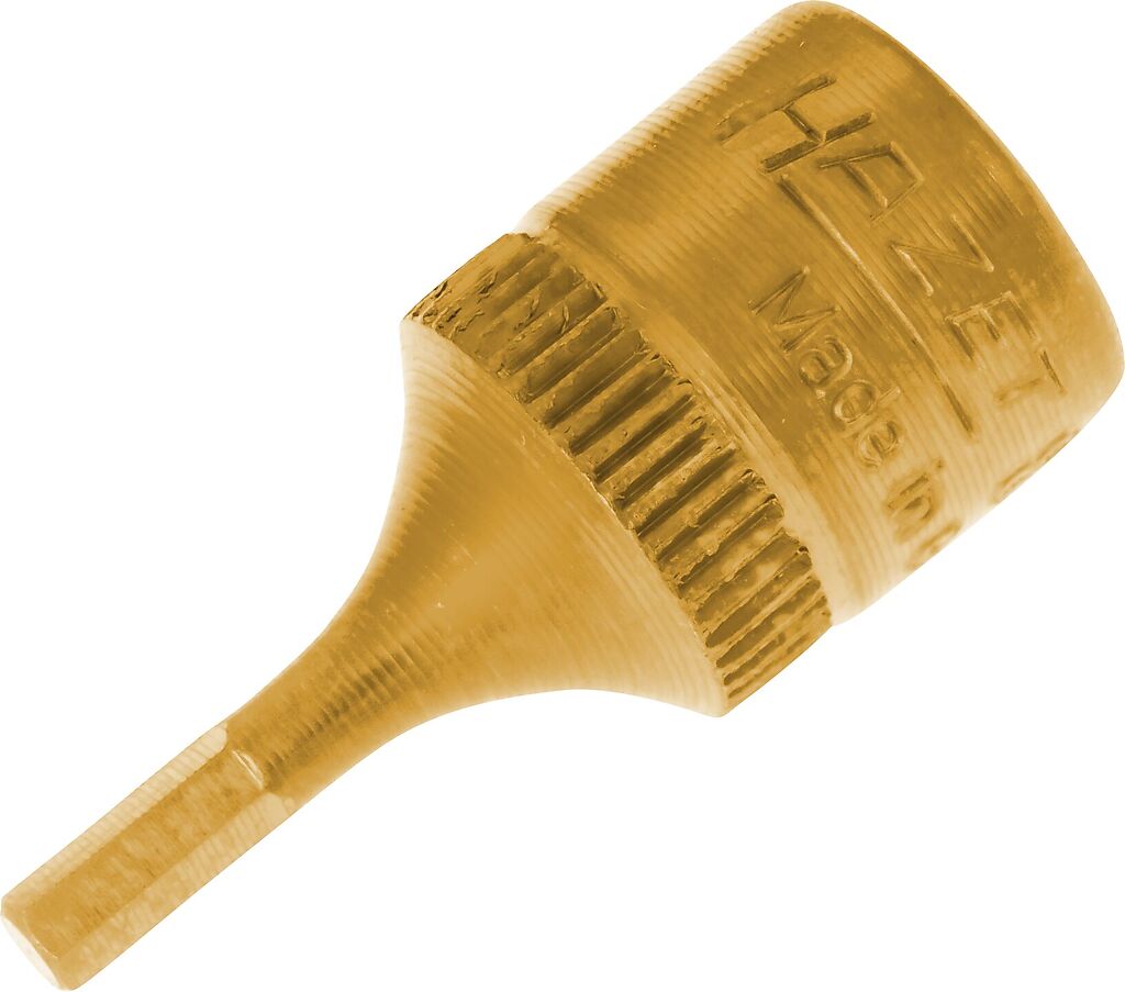 Screwdriver socket - 1/4 inch (6.3 mm) square, hollow (8501-2.5, HAZET)