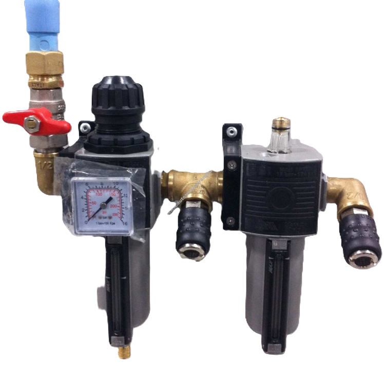 Air mixer 1/2 with quick connectors Ani