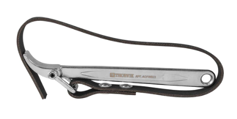 Strap oil filter wrench with rubber, up to 140 mm (AOFWB30, THORVIK)