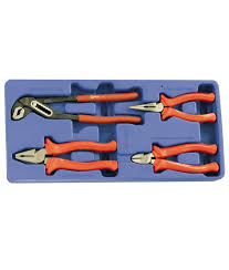 Pliers set for trolley, 4 pcs (CP-5804, GENIUS)