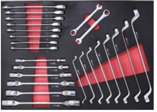 [GJ-1011] Įrankių komplektas į vežimėlį TORIN