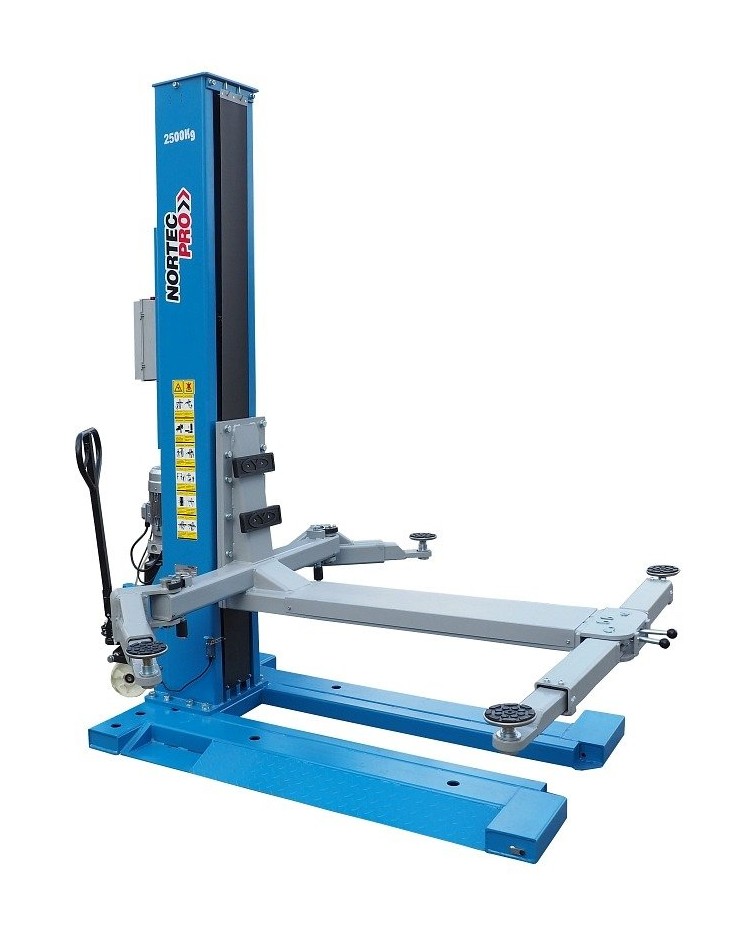 [PJ2500M] Mobile single column lift NORTEC PRO PJ2500M [PJ2500M]