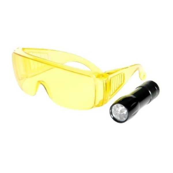UV prožektorius 9V LED MINI su akiniais (RK1230, ERRECOM)