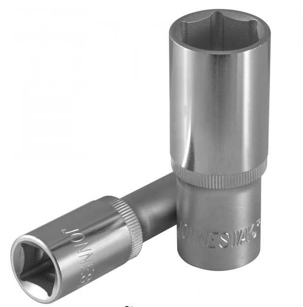 1/2"DR. 6PT FLANK DEEP SOCKET SIZE: 22MM (S04HD4122, JONNESWAY)