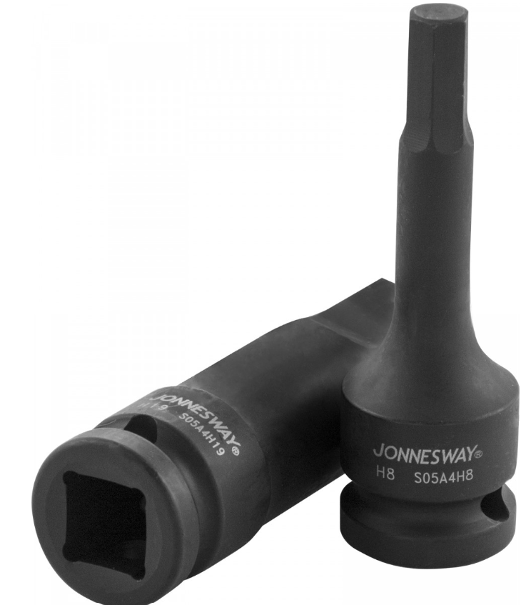 1/2'' šešiabriaunė smūginė galvutė, dydis H12, ilgis 78mm