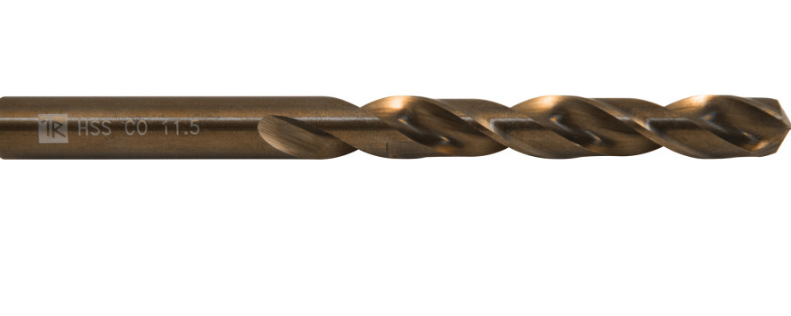 Metalo grąžtas nerudyjančiam plienui HSS-Co 5, 1 mm.