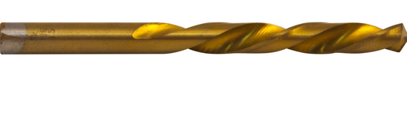 Metalo grąžtas HSS TIN 1mm Bister (TDB010NTB, PRIDE)