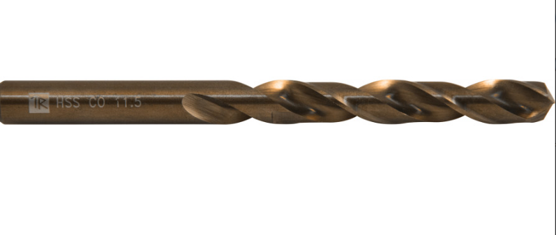Metalo grąžtas nerudyjančiam plienui HSS-Co 5, 2 mm. (TDB020K5, PRIDE)