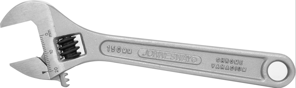 6" ADJUSTABLE ANGLE WRENCH, CR-V STEEL, SATIN FINISH (W27AS6, JONNESWAY)