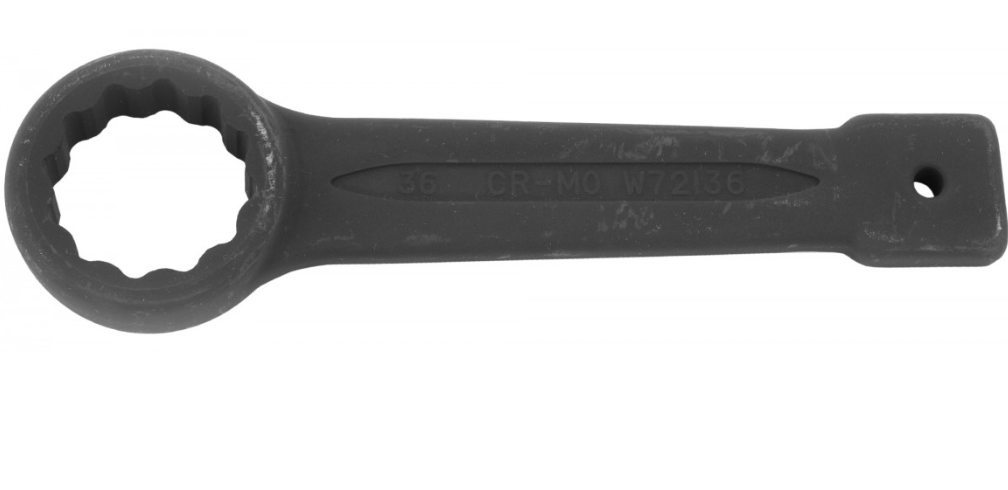 Slogging ring wrench 38 mm (W72138, JONNESWAY)