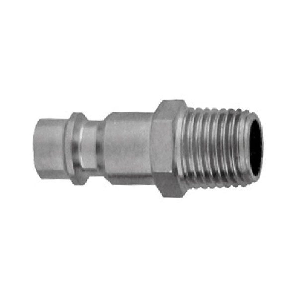 QUICK-CONNECTIVE PLUG 1/4" BSP, W/ KNURL