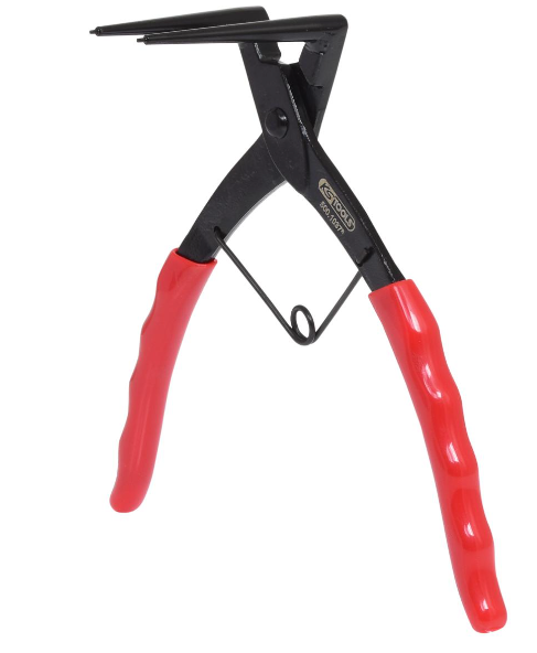 Replės užspaudimo žiedams nuimti