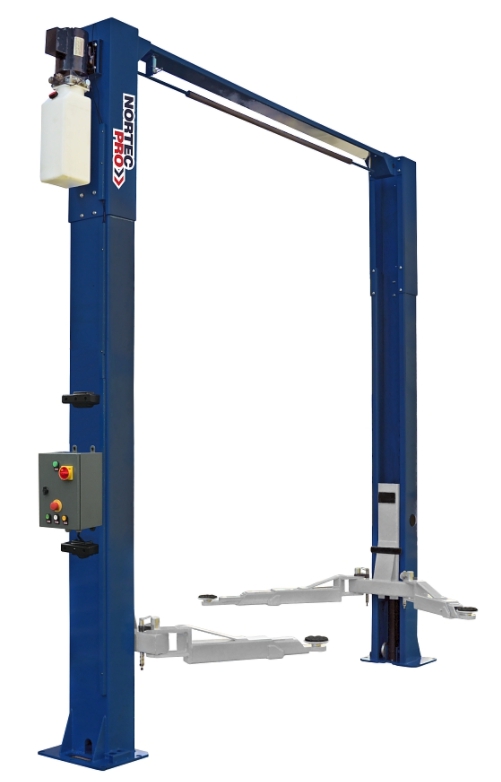 Elektro-hidraulinis dviejų kolonų keltuvas 4T su sujungimu viršuje, Nortec PRO [PD4000C] 