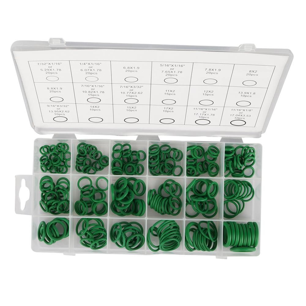 HNBR O-Rings kit for A/C systems, 360 pcs, ERRECOM (RK1001, ERRECOM)